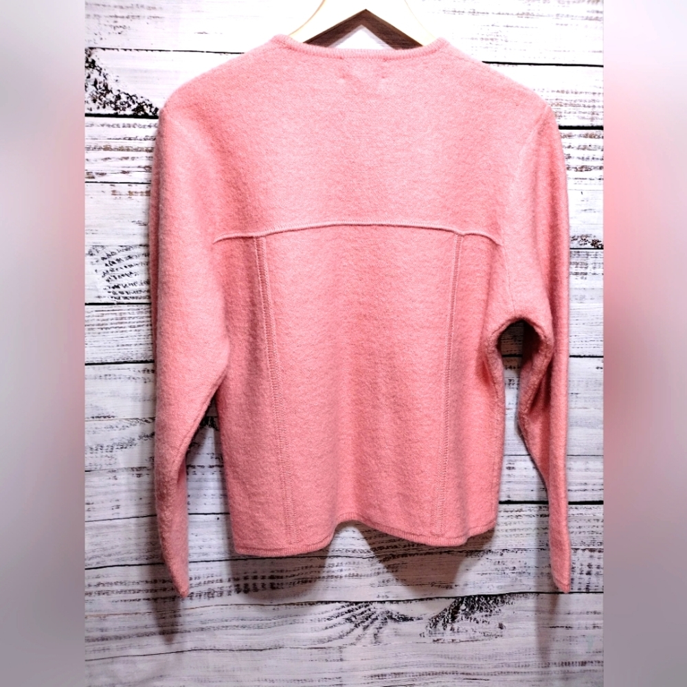 Pendleton 100% Wool Women's Pink Button Cardigan … - image 3